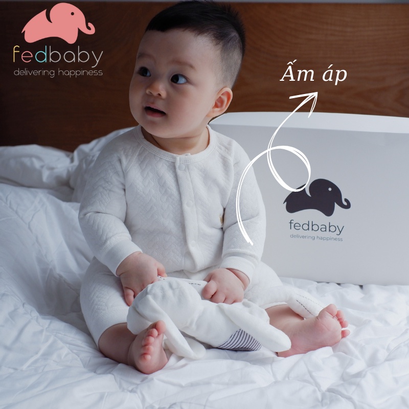 Set quà sơ sinh cho bé FEDBABY 0 - 6 tháng tuổi, thu đông cao cấp