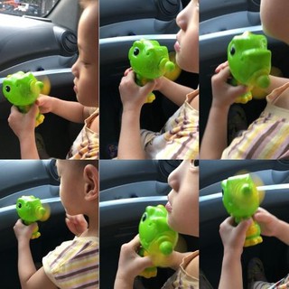 XẢ HÀNG SALE Phun thổi bong bóng xà phòng kèm QUẠT KHỦNG LONG 2in cầm tay