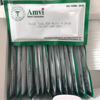 Combo 5 que thử ma tuý AMVI - xét nghiệm đồng thời 4 loại ma túy