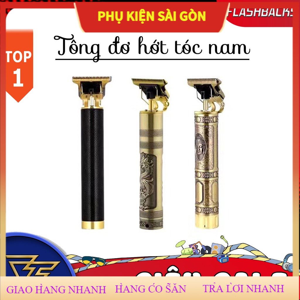 SHIP NHANH Tông Đơ Cắt Tóc-Tông đơ Không Dây T9 chăm sóc tóc-chạy bằng điện LCD 0mm  USB-Sử Dụng sau một lần sạc-Nhỏ Gọn