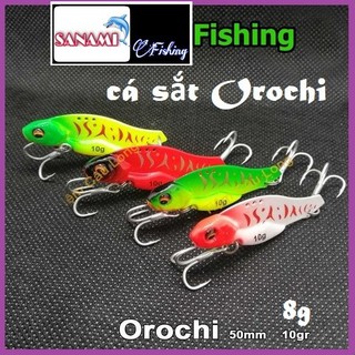 Mồi câu cá giả Orochi 8g và 10g chuyên câu cá lóc sanami fishing
