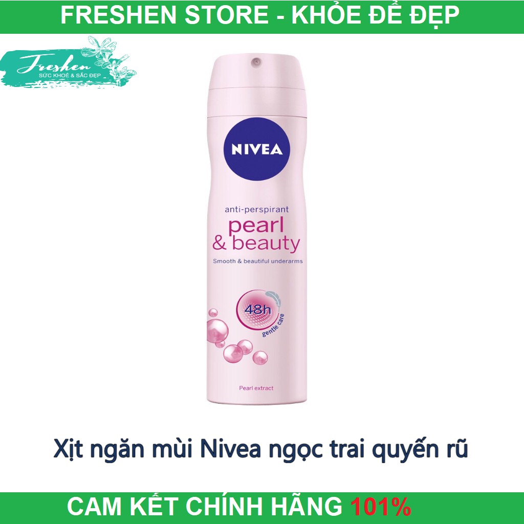 ✅ (CHÍNH HÃNG) Lăn ngăn mùi Nivea ngọc trai đẹp quyến rũ