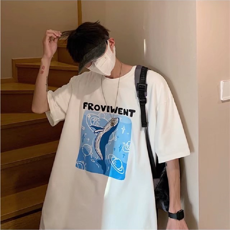 Áo Thun Tay Ngắn Dáng Rộng In Chữ Cỡ Lớn Thoải Mái Thời Trang Mùa Hè Cho Nam Và Nữ size M-5XL