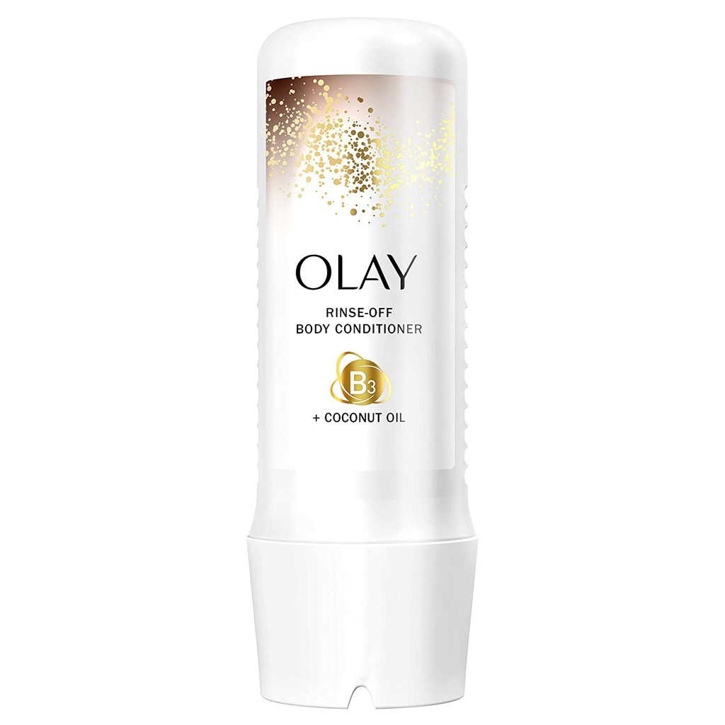 Dưỡng thể cho da khô dùng khi tắm Olay InShower RinseOff for Dry Skin B3 with Coconut Oil 236ml (Mỹ)