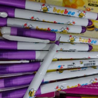 Hộp10 bút mực tím bebe Fl 04