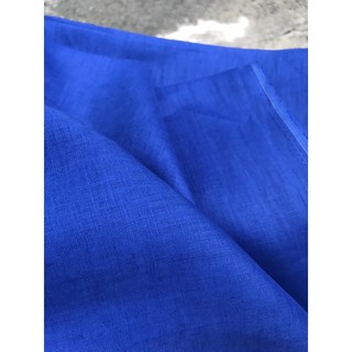 Vải linen tưng premium xanh coban
