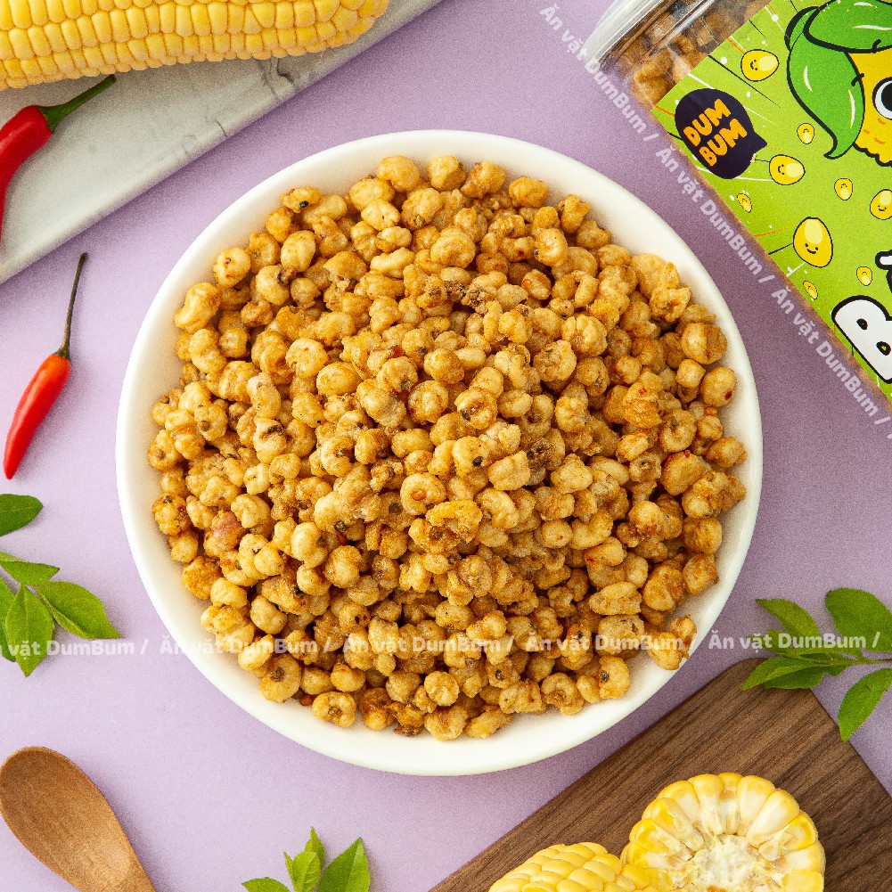 Ngô giòn xóc mắm cay DumBum 350g, đồ ăn vặt Hà Nội | BigBuy360 - bigbuy360.vn