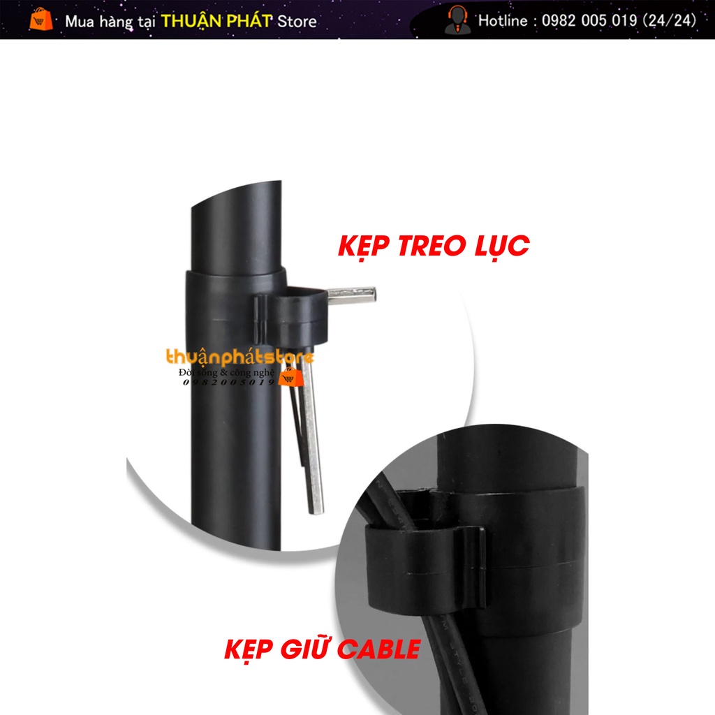 M073 | Giá Treo Màn Hình  - Giá Treo 2 Màn Hình 17-27 Inch Thiết Kế Chân Để Bàn - Xếp Màn Trên / Dưới - Xoay Màn 360