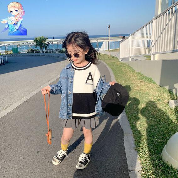 Áo Khoác Denim Thời Trang Xuân Thu Dành Cho Bé Gái 2022