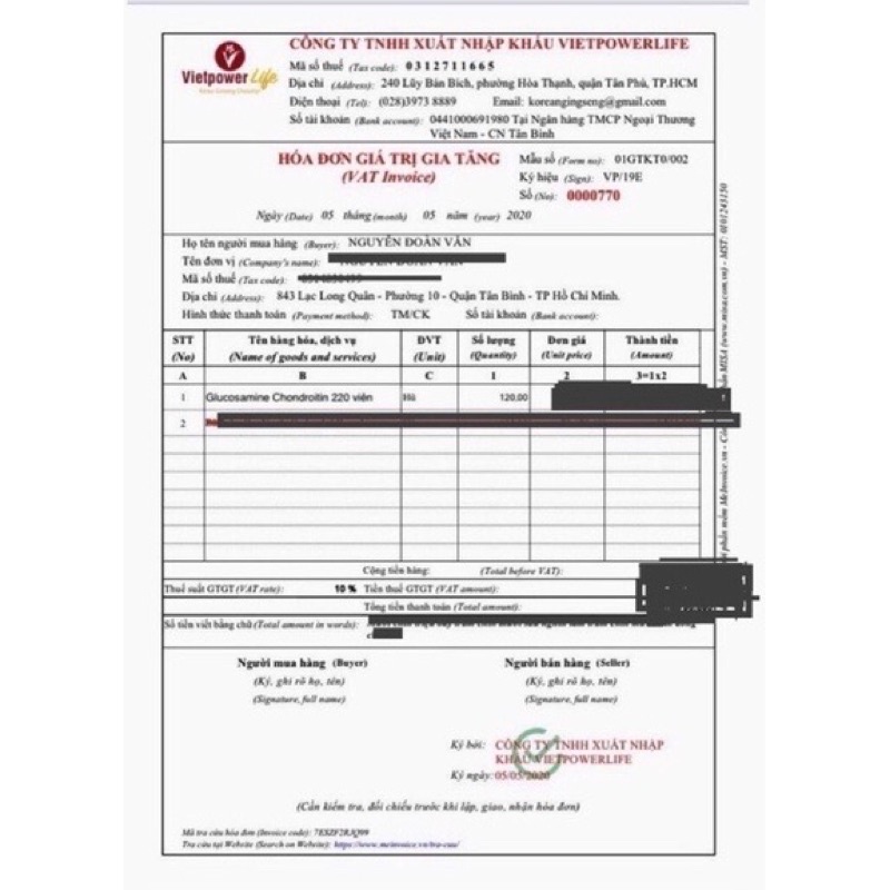 Viên uống bổ khớp Glucosamin Kirkland Signature 280 viên