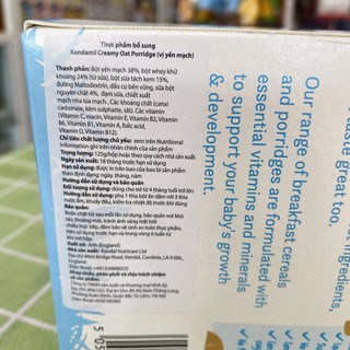 Bột ăn dặm Kendamil 125g 4M+