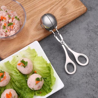 Dụng cụ kẹp chả viên, thịt viên - Chất liệu inox sáng bóng bền đẹp.GREAT