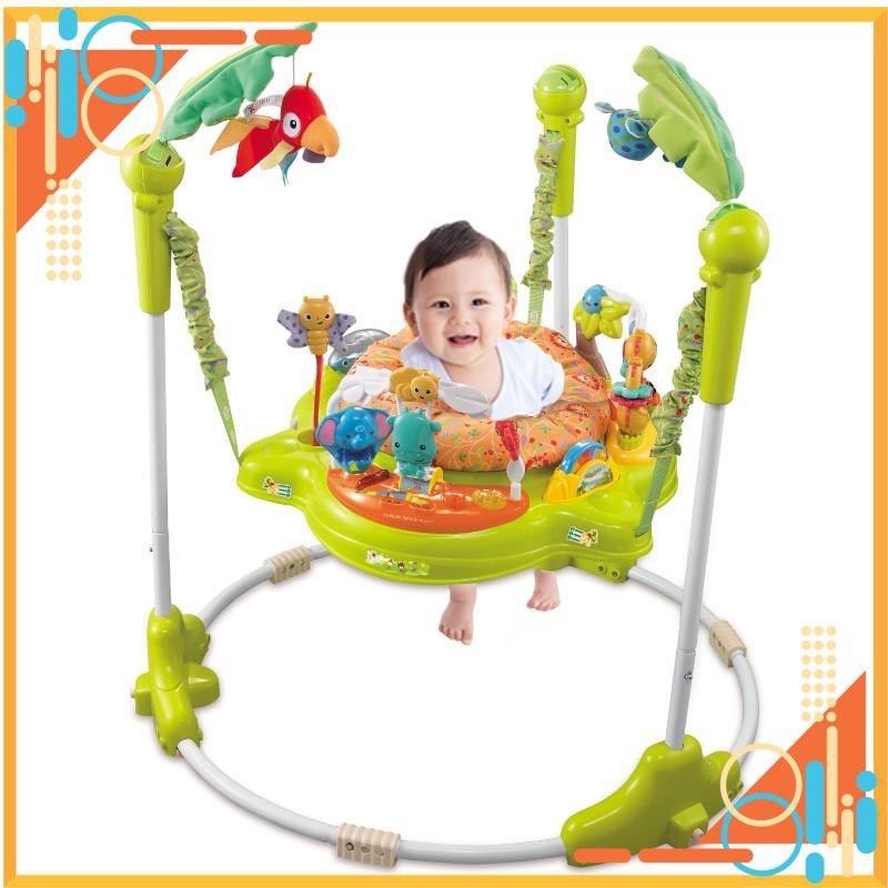 Ghế nhún nhảy tập đứng jumperoo có đèn nhạc và thanh đồ chơi trẻ em Konig Kids KK63569