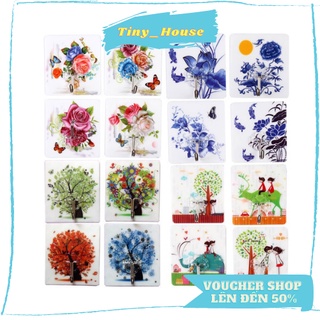 Móc dán tường chịu lực in hình 3d độc đáo siêu dính, móc treo đồ dán tường chịu tải trọng 1 kg