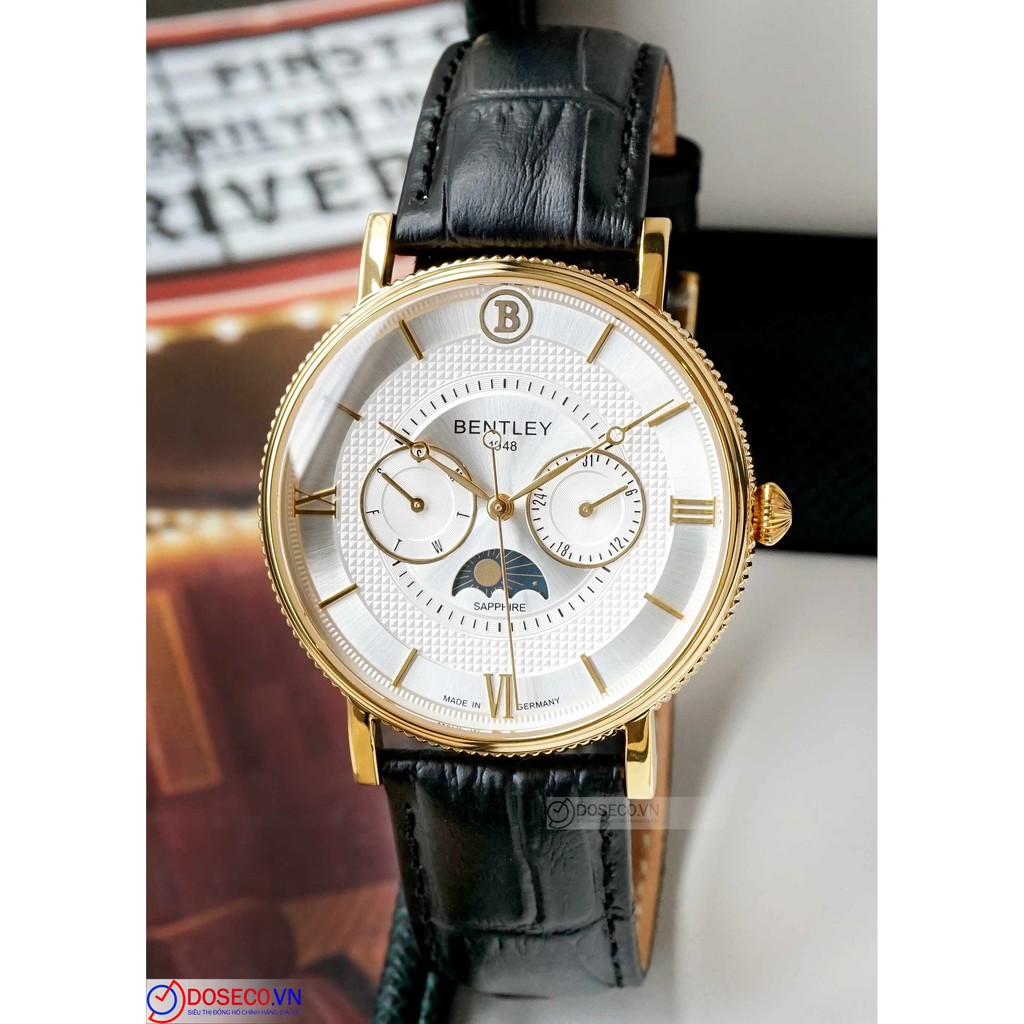 Đồng hồ nam Bentley Moon phase BL1865-30MKWB-MK-GL-T