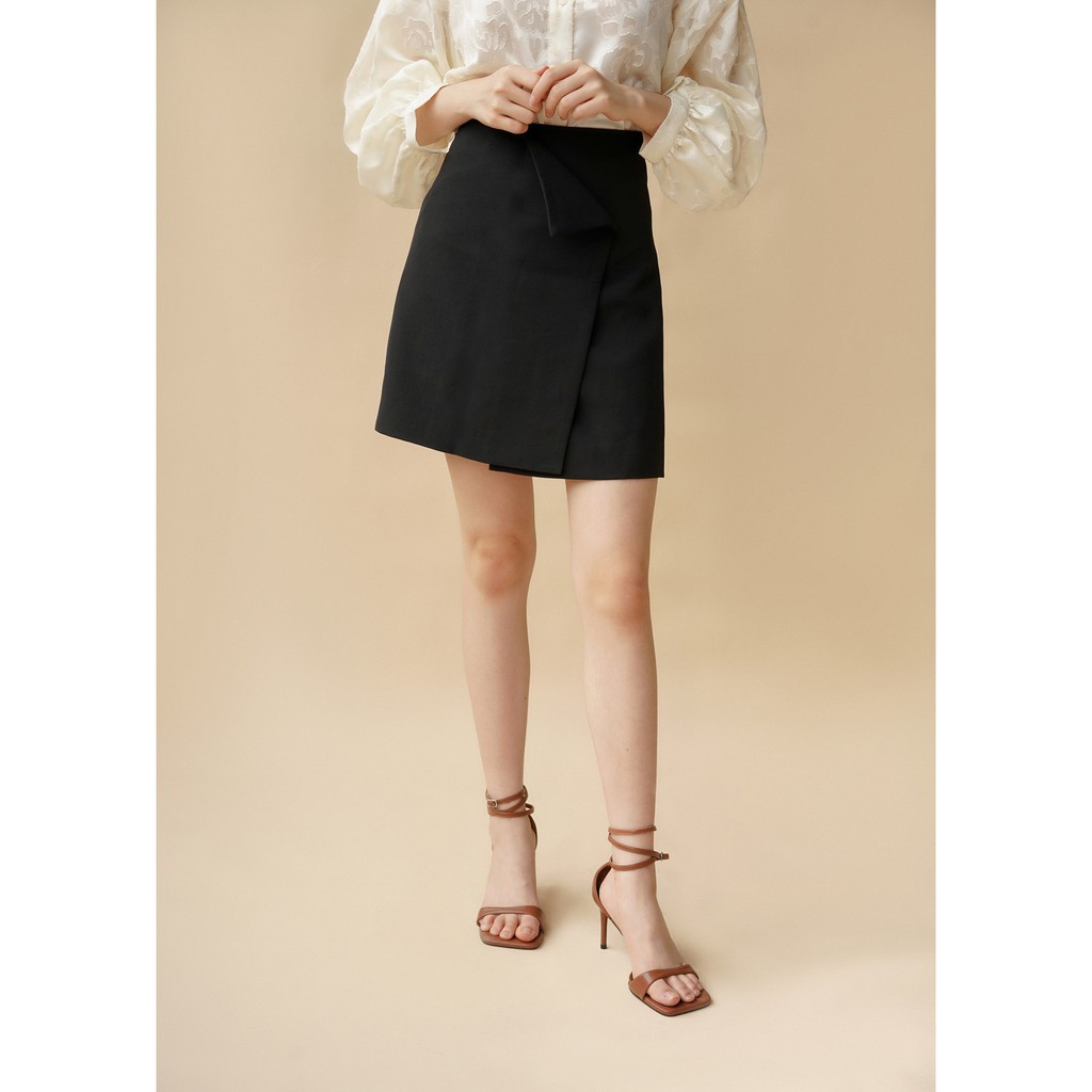 Chân váy nữ cạp cao dáng A ngắn_MONOTALK B20003TK | BigBuy360 - bigbuy360.vn