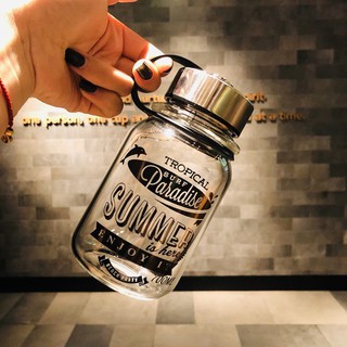 BÌNH NƯỚC THỦY TINH DETOX SUMMER 700ML