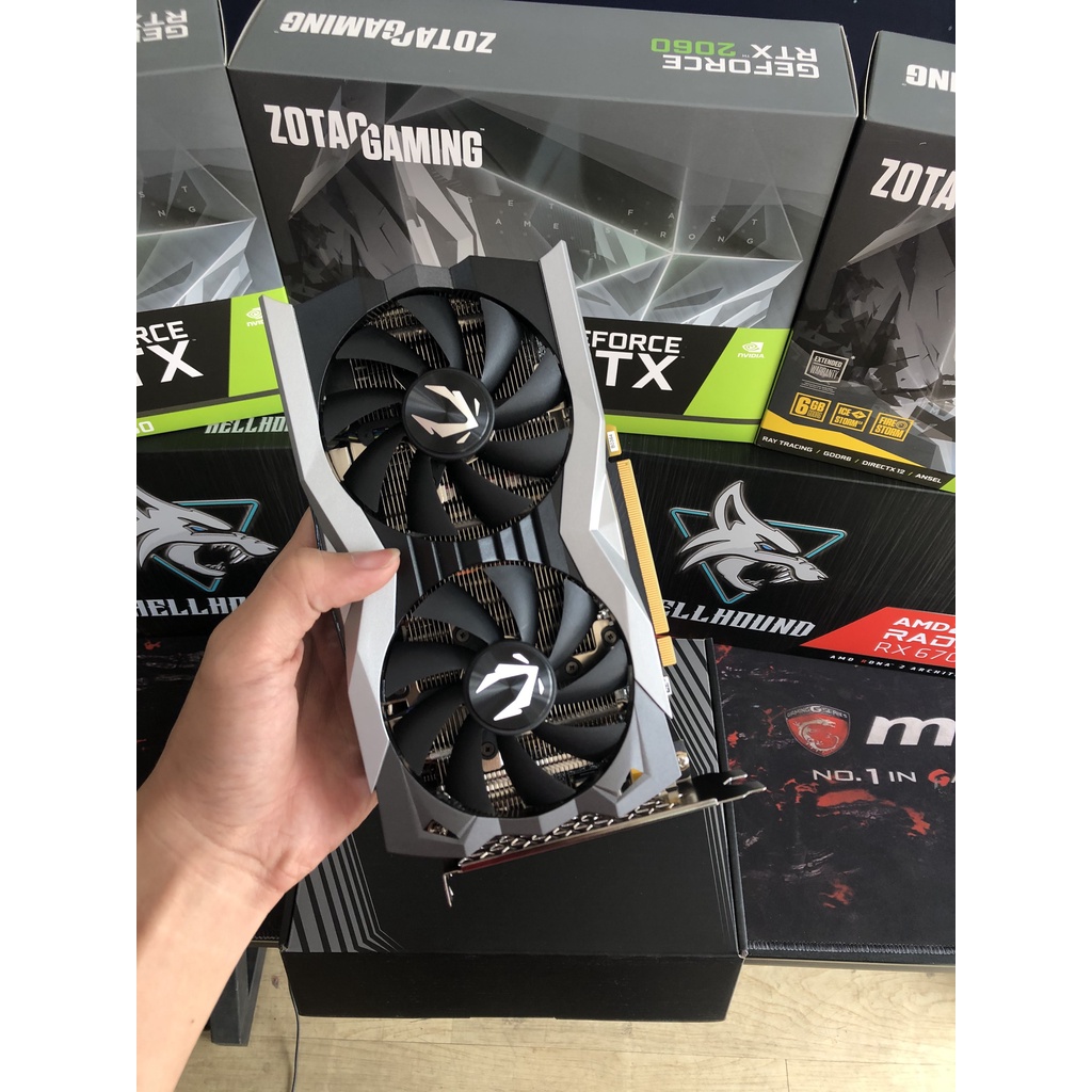 Card màn hình Zotac RTX2060 (6GB GDDR6, 192-bit) NEW | BigBuy360 - bigbuy360.vn