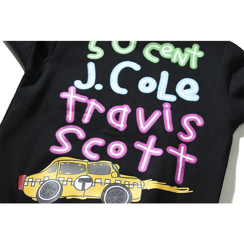 Hàng Bán Chạy Áo Hoodie Thể Thao Cotton Plus Size Tay Dài In Hình Travis Scott Rolling Đơn Giản Cho Nam Và Nữ