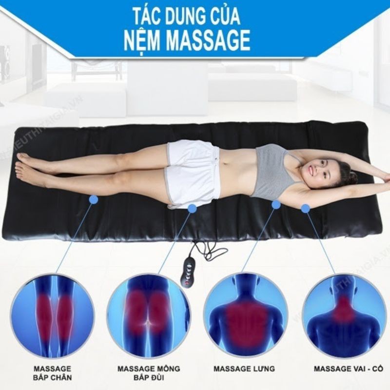 Nệm Massage Toàn Thân 2 Mats-In-1 Reversible QC-808