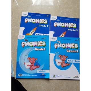 Trọn bộ My phonics 1 2 cho bé tập làm quen với TA