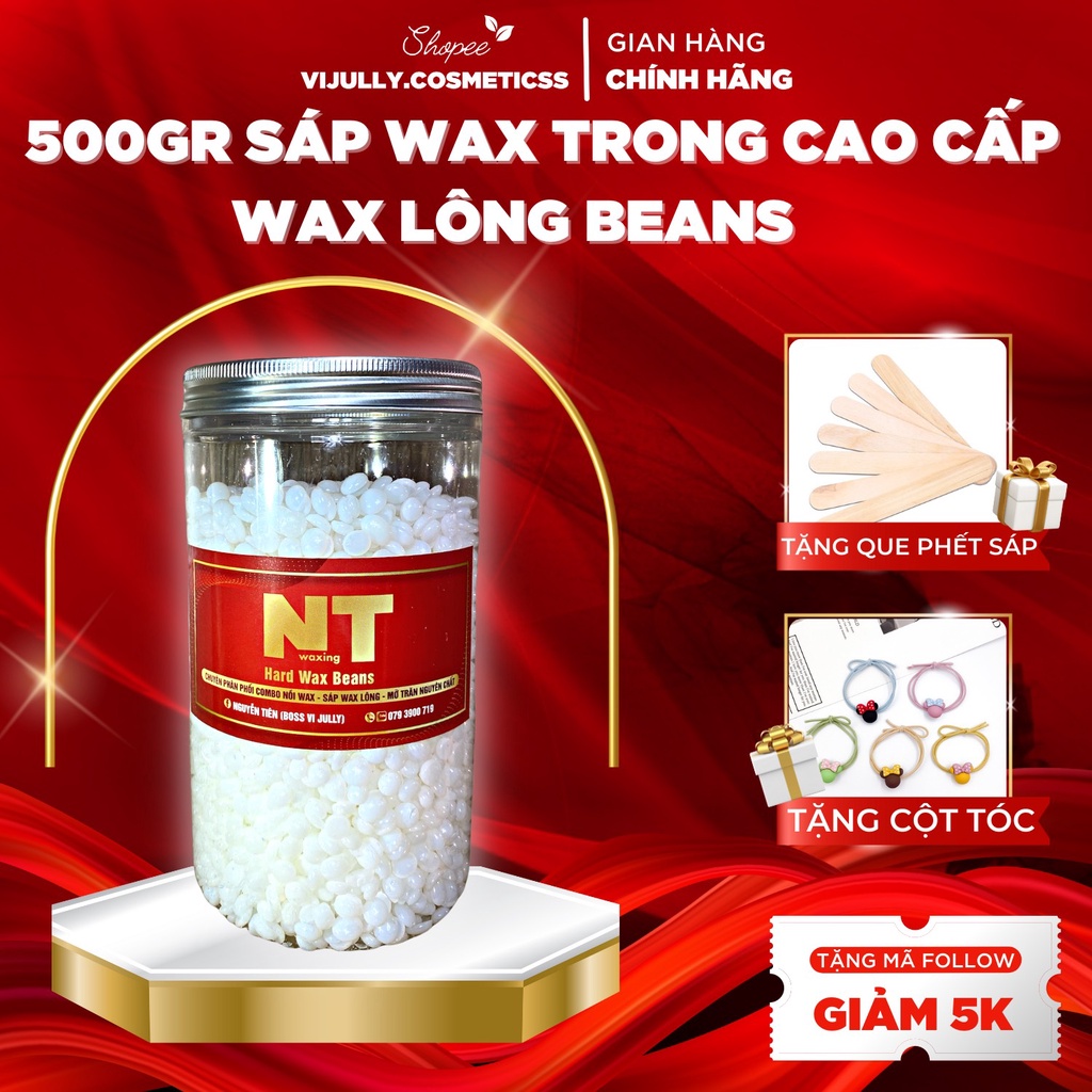 500gr sáp wax lông cao cấp nhập khẩu hard wax beans , tẩy lông nách, tay, chân, bikini,râu,...