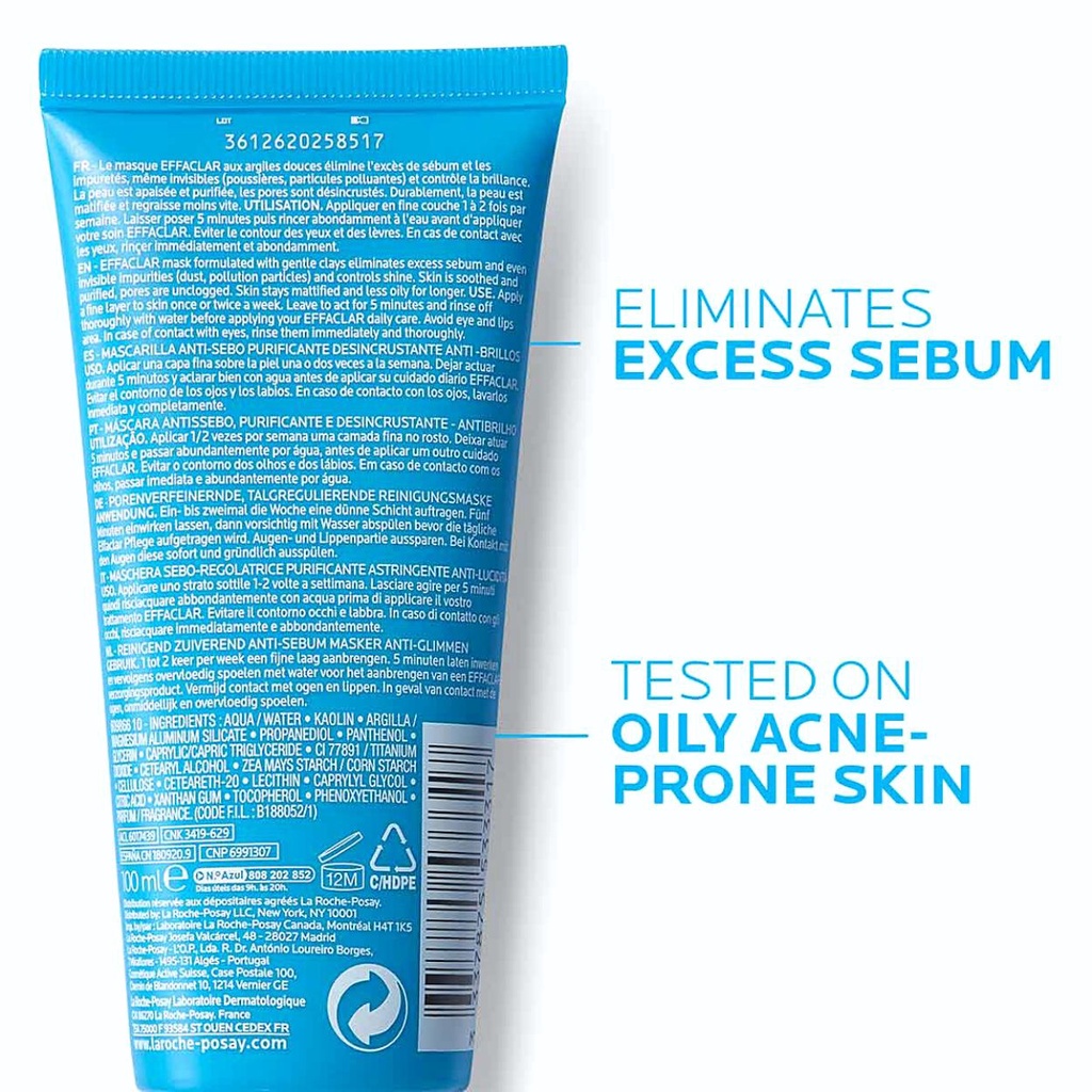 Gel Rửa Mặt La Roche-Posay Effaclar Purifying Foaming Gel For Oily Sensitive Skin Dành Cho Da Dầu, Nhạy Cảm