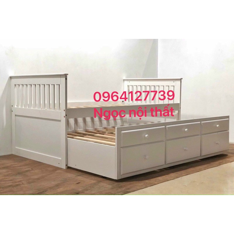 Giường kéo thông minh 2 tầng