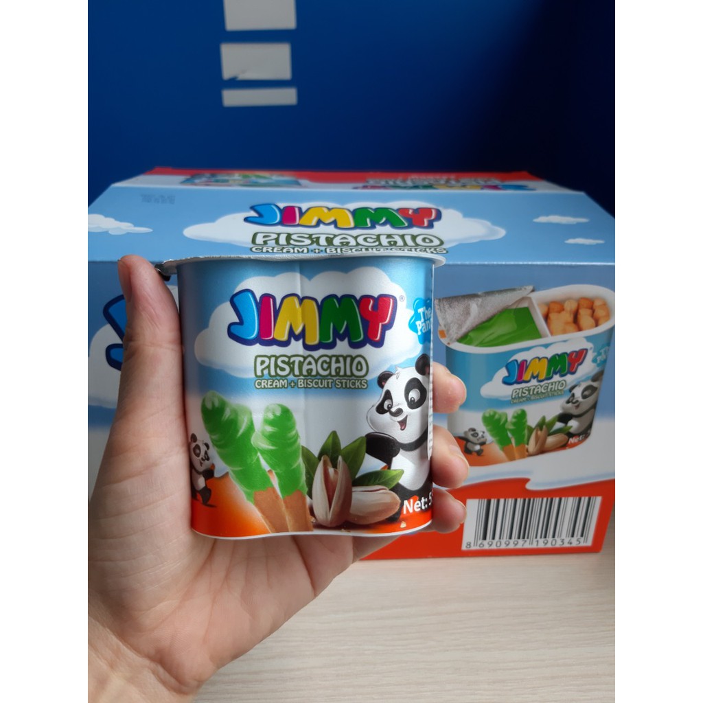 Bánh quy Jimmy - Bánh chấm kem Thổ Nhĩ Kỳ ngon 4 vị 55gr | BigBuy360 - bigbuy360.vn