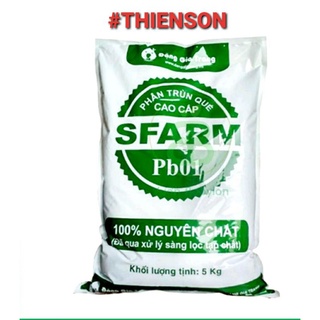 5Kg Phân Trùn Quế Cao Cấp SFARM Trồng Rau Hoa