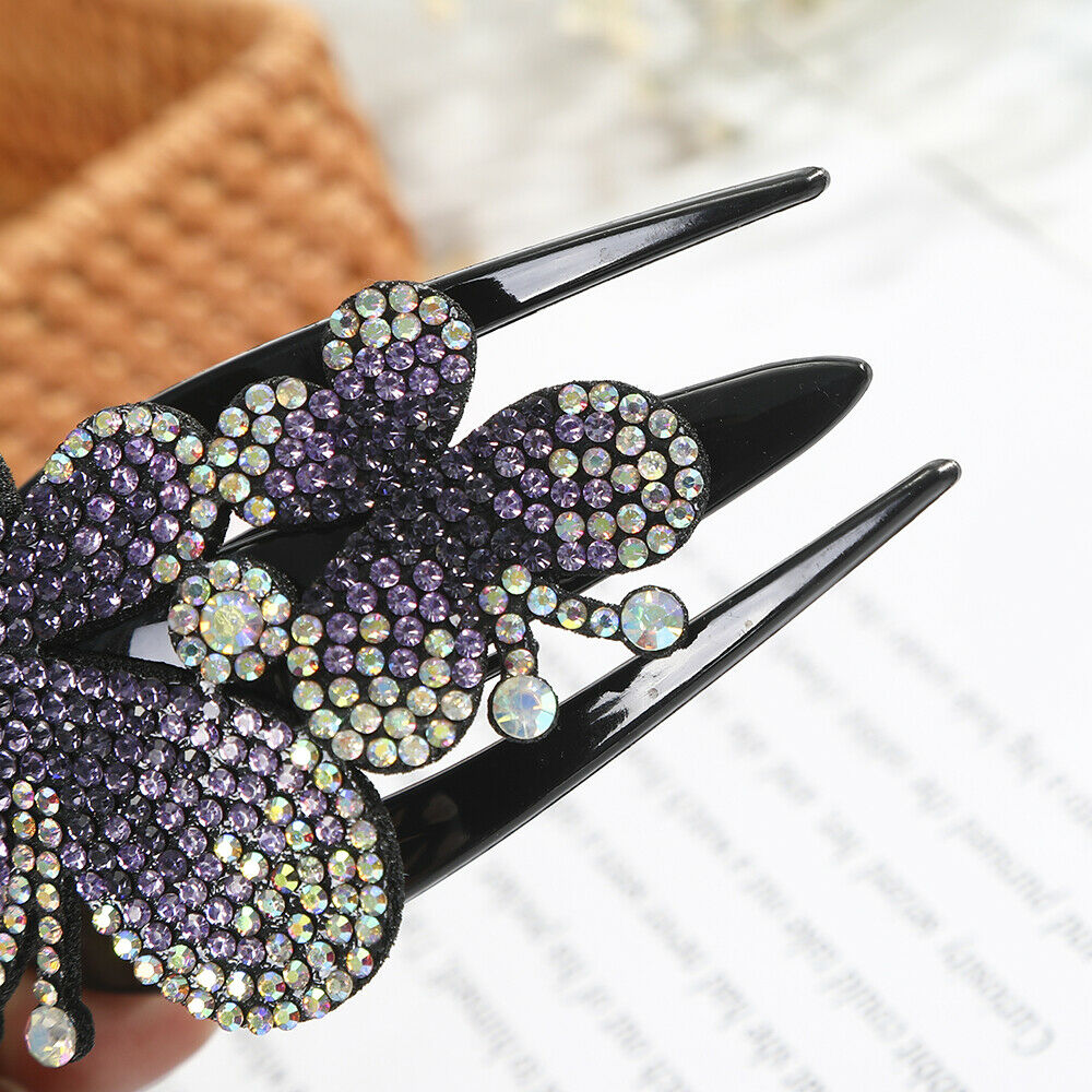 Kẹp Tóc Đính Đá Độc Đáo Phong Cách Hàn Quốc Cho Nữ