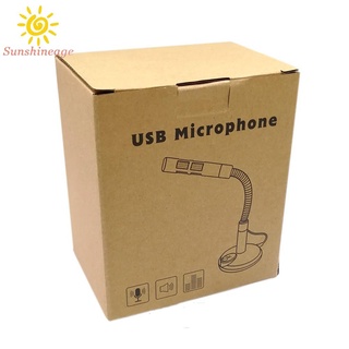 SUNAGE- ~USB Microphone Omnidirectional Replacement USB For PC Desktop Laptop Mic【SUNAGE-HOT Fashion】