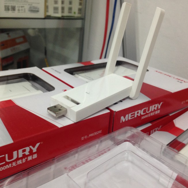 Bộ Kích sóng Wifi 300M 2 Râu mercury MW302RE