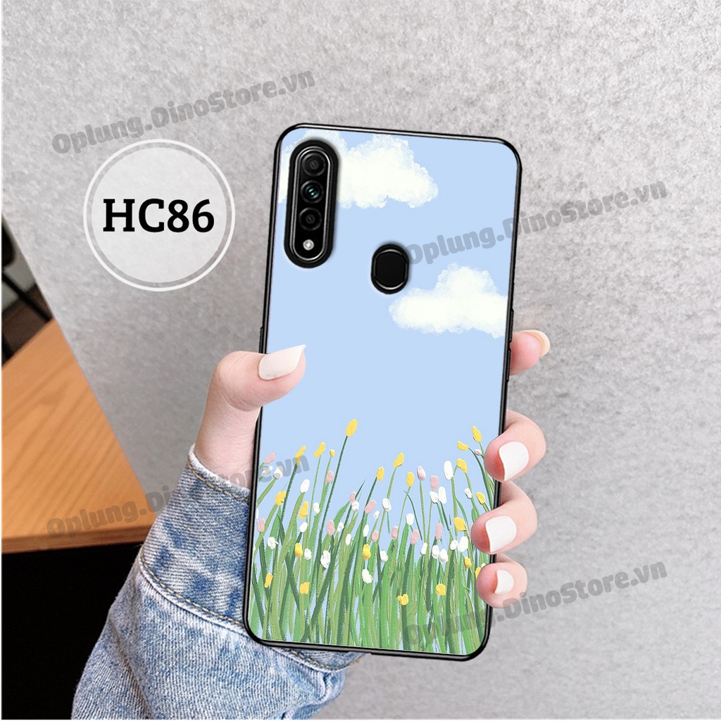 Ốp lưng Oppo A31  in hình hoa vintage đơn giản cho mọi lứa tuổi kiểu dáng bo viền bảo vệ camera.