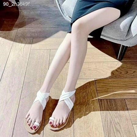 Dép Sandal kẹp ngón quai chéo đế vân gỗ tiểu thư, sandal xỏ ngón chiến binh Tổ Kiến Vàng L050