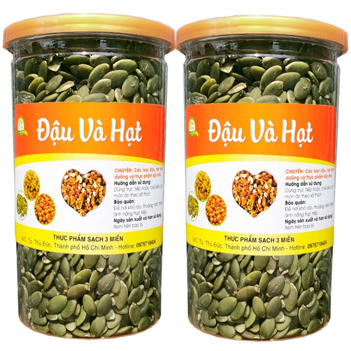 500g Nhân Hạt Bí Sấy Chín Nhập Khẩu Hiệu TPS