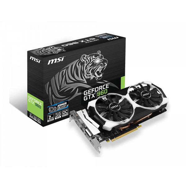 Card đồ họa MSI GTX 960 Armor OC 2GB 128bit GDDR5 Đã qua sử dụng