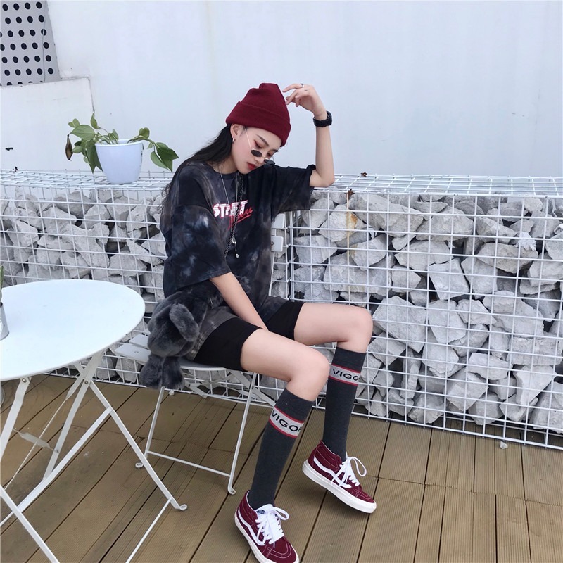 Áo thun IELGY tay ngắn dáng rộng thời trang dành cho nữ