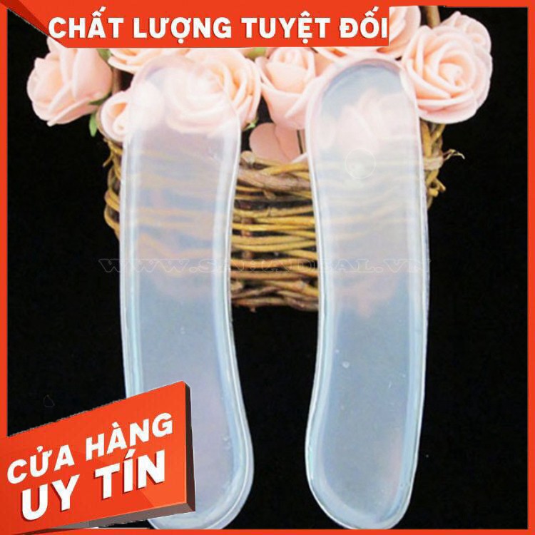 [HOT] [SET 2] MIẾNG LÓT GÓT GIẦY SILICON TRONG SUỐT TĂNG CHIỀU CAO (HÀNG CHUẨN GIÁ ĐẸP)