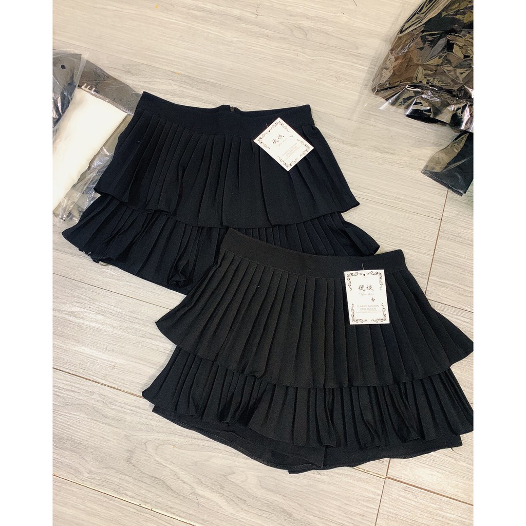 Chân váy xếp ly 2 tầng quảng châu B41 | BigBuy360 - bigbuy360.vn