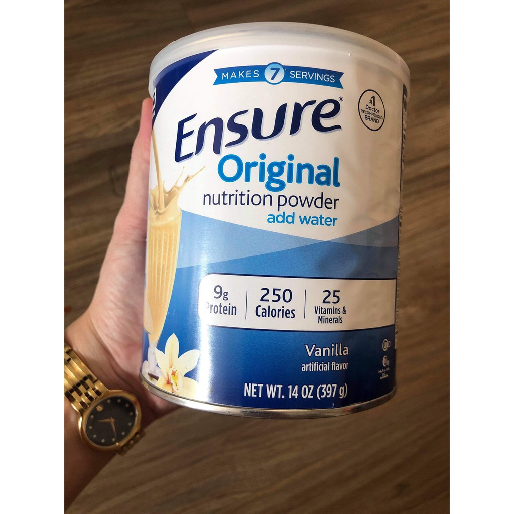 Sữa ensure original bột (397g) của Mỹ