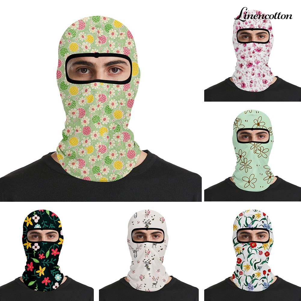 Mũ Trùm Đầu Ninja Chống Bụi In Họa Tiết 3d