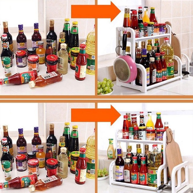 KỆ NHÀ BẾP 2 TẦNG ĐA NĂNG CAO CẤP