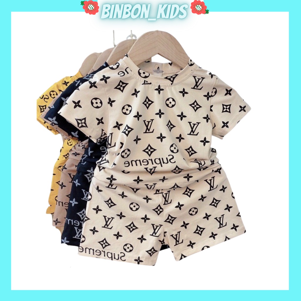 Bộ đồ hè cho bé.Bộ cộc tay cho bé trai bé gái chất thun cotton cao cấp siêu mềm siêu mát từ 6 đến 18kg binbon kids