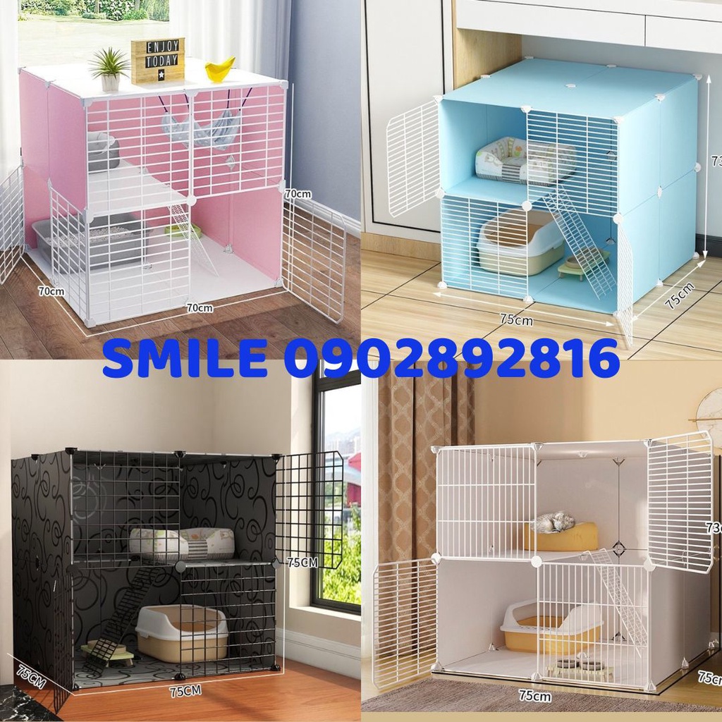 [TẶNG BÚA] COMBO CHUỒNG, LỒNG LƯỚI THÉP LẮP GHÉP NHIỀU MẪU DÀNH CHO CHÓ MÈO THÚ CƯNG,PET ĐA NĂNG