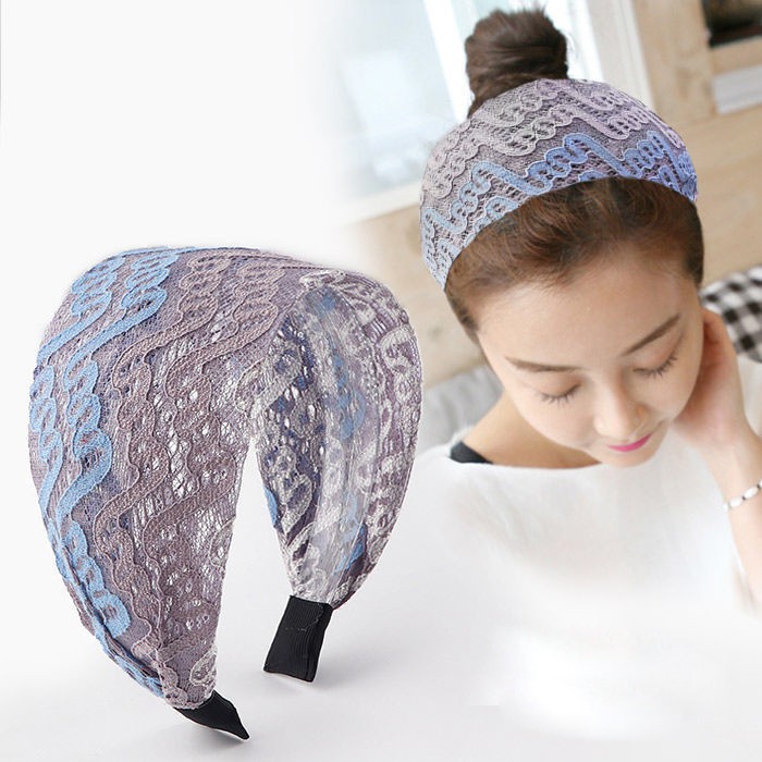 Bờm cài tóc nữ ren Vintage dễ thương BN129