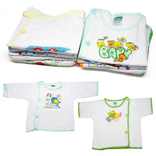 Set 10 Áo Sơ Sinh Bác Sĩ Bosinis Cho Bé 2 - 13Kg (5 Áo Tay Dài + 5 Áo Tay Ngắn)