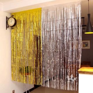 [ Bán Sỉ] Rèm Kim Tuyến Trang trí sinh nhật 1mx2m