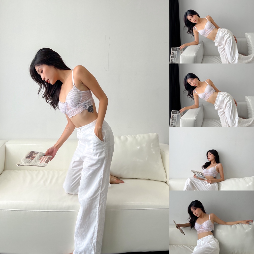 Candy Áo Lót Bralette Có Gọng Đệm Mỏng Nâng Ngực Quyến Rũ Thiết Kế TIMIN WORKSHOP