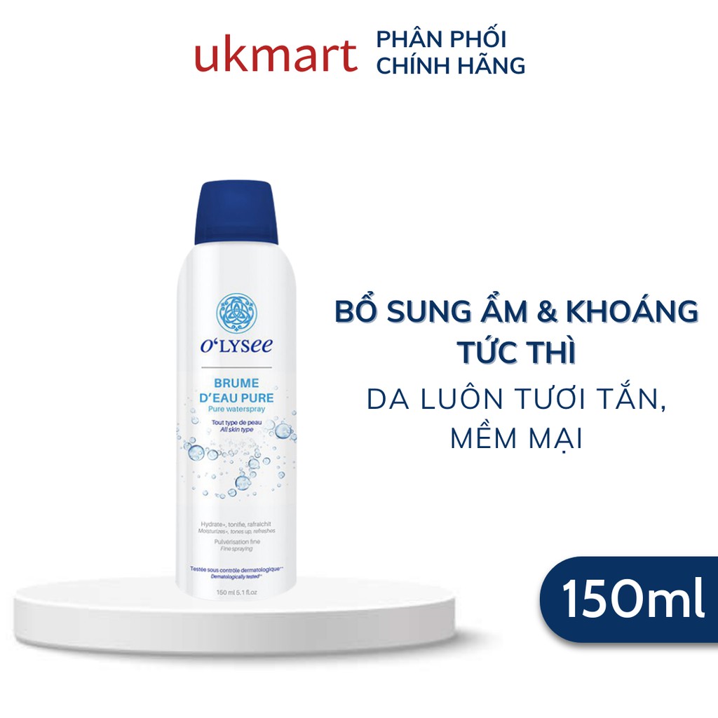 Xịt Khoáng Dưỡng Da Olysee Pure Watersrpay 150ml